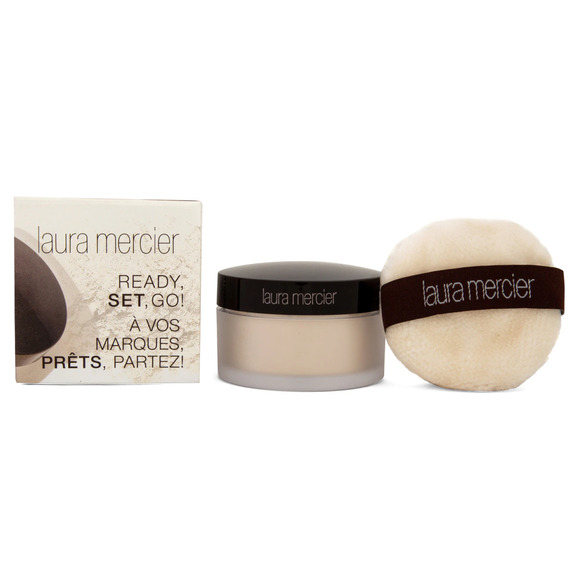Laura Mercier Deluxe Mini Translucent Loose Setting Powder w/ Velour Puff, .33oz
